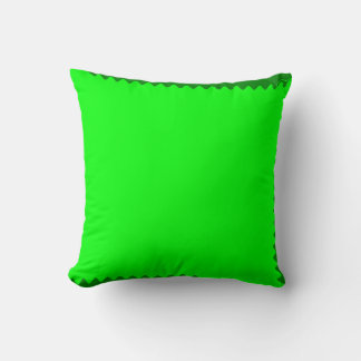 Coussin Lime, Green Abstrait Art