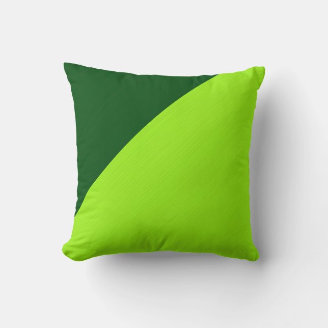 Coussin Lime ordinaire et arrière - plan vert (Recto)