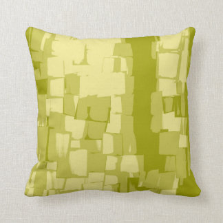 Coussin Lime Retro Art Déco Abstrait