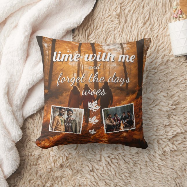 Coussin lime with moi, forget the day's Photo Vorlag (Couverture)