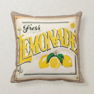 Coussin Limonade fraîche de pays de ferme