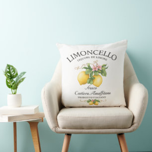 Coussin Limoncello Italie Côte d'Amalfi