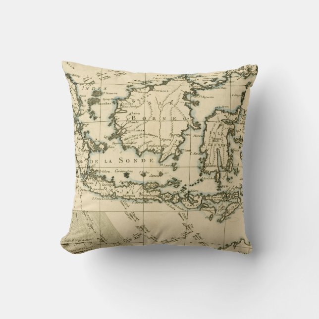 Coussin L'Indonésie et les Philippines (Recto)