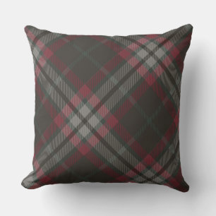 Coussin Lindsay Chasse Ancienne Tartan Plaid Jacquard
