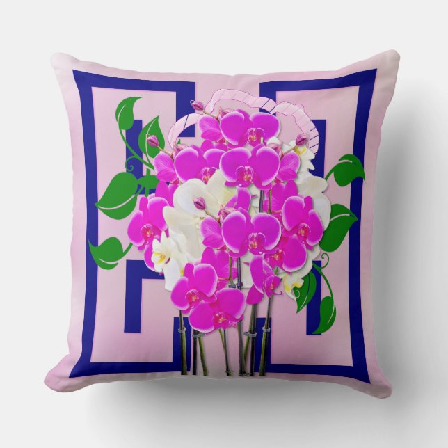 Coussin Line Art-Orchid Art Print (Recto)