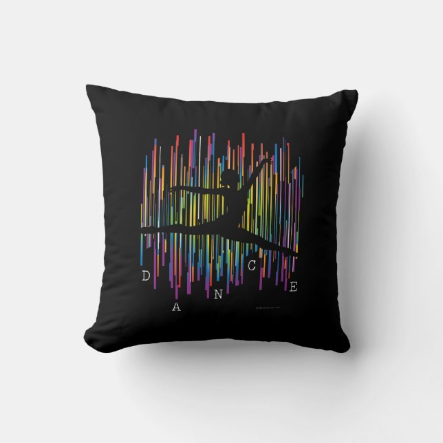 Coussin Line Dancer (v1) Throw Pillow (Recto)