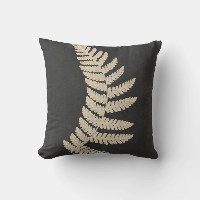 Coussin Linen Fern (Recto)