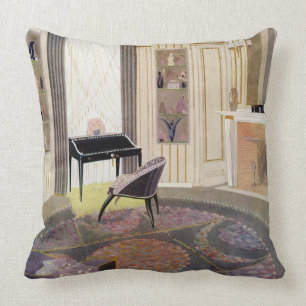 Coussin L'intérieur avec des meubles a conçu par Ruhlman