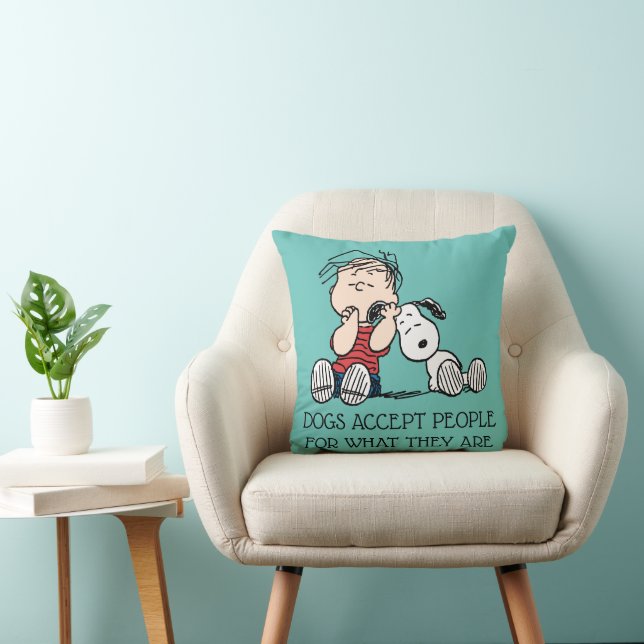 Coussin Linus consolé avec l'oreille de Snoopy (Chaise)