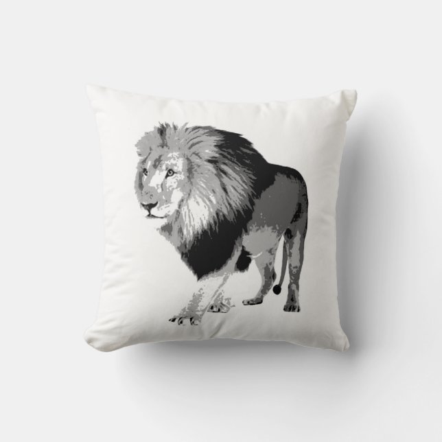 Coussin Lion American MoJo (Recto)