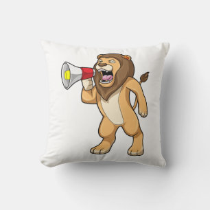 Coussin Lion avec microphone