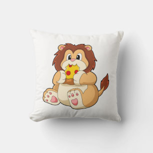 Coussin Lion avec morceau de Salami Pizza.PNG