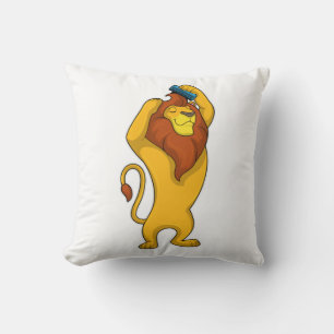 Coussin Lion avec peigne