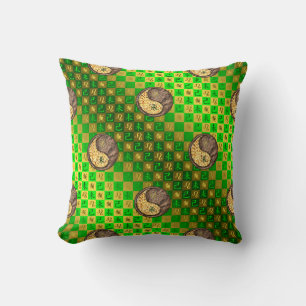 Coussin Lion & Chèvre Terre