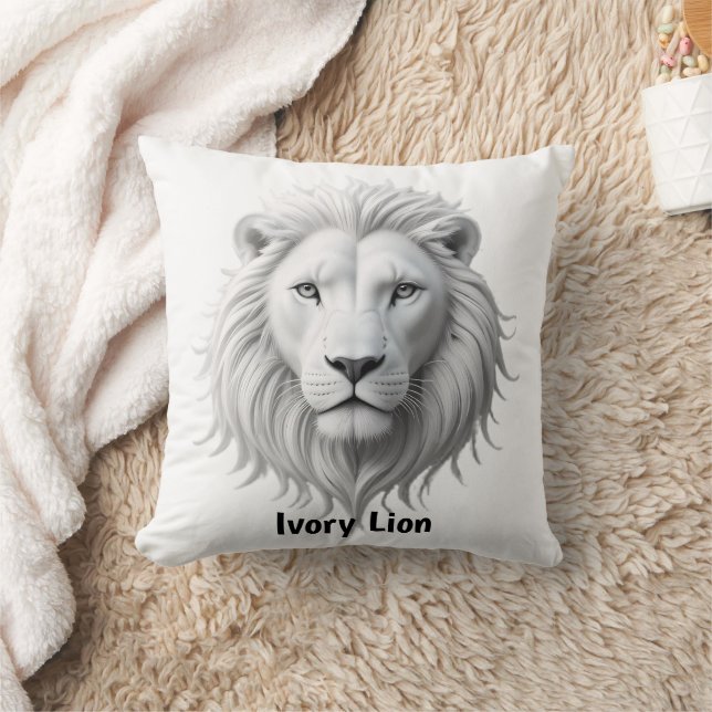 Coussin Lion d'ivoire (Couverture)