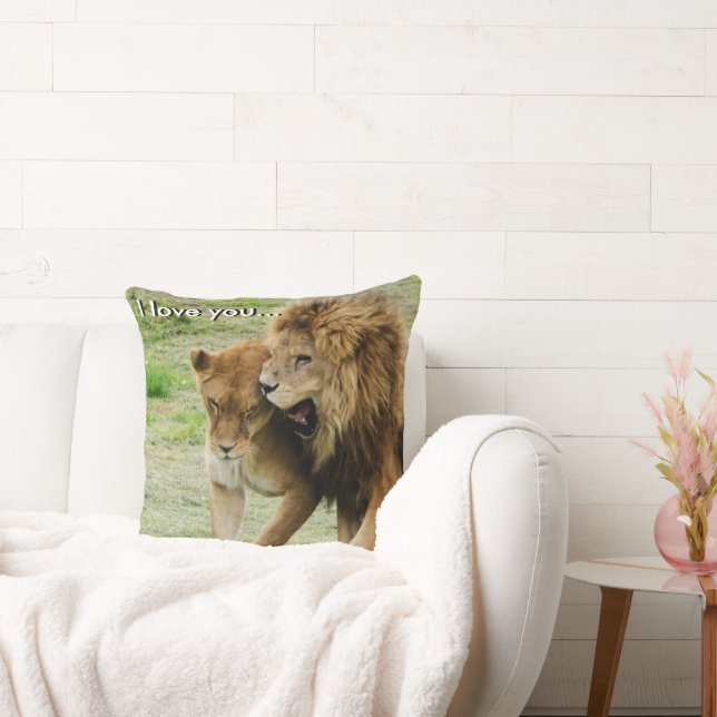 Coussin Lion et Lion (Canapé)
