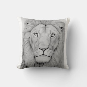 Coussin Lion Majestueux