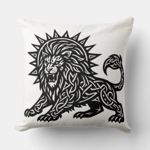 Coussin Lion Zodiaque Soleil‑Crinière Lion   BurnsInHell