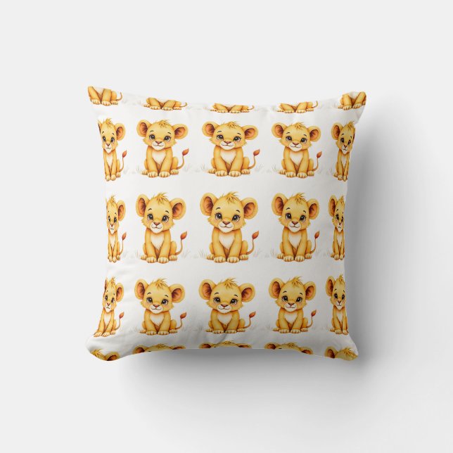 Coussin Lionceau adorable (Recto)