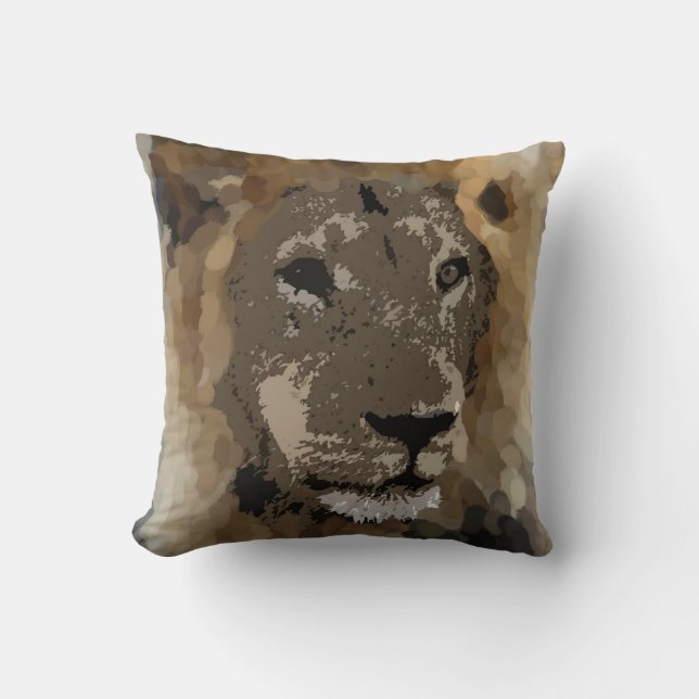 Coussin Lions (Recto)
