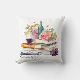 Coussin Lire entre les vins