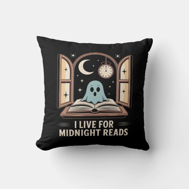Coussin Lire minuit Lire douillette (Recto)