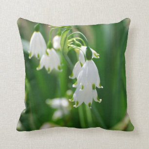 Coussin Lis blancs de baisse de neige
