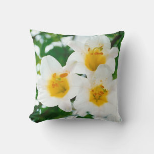 Coussin Lis blancs - Symbole d'amour