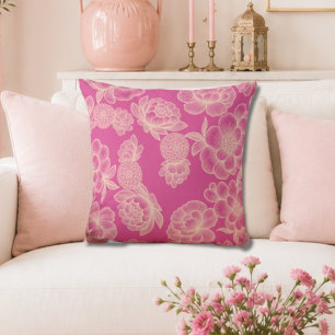 Coussin Lise Rose 💖 Floral Audacieux