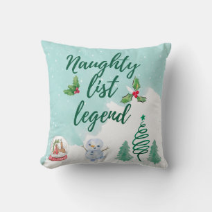 Coussin Liste de filles