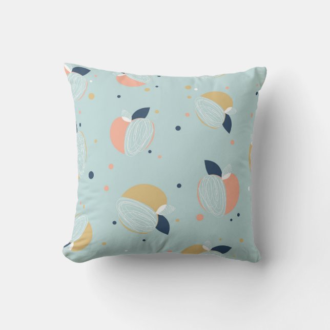 Coussin Liste minimaliste de pointes (Recto)
