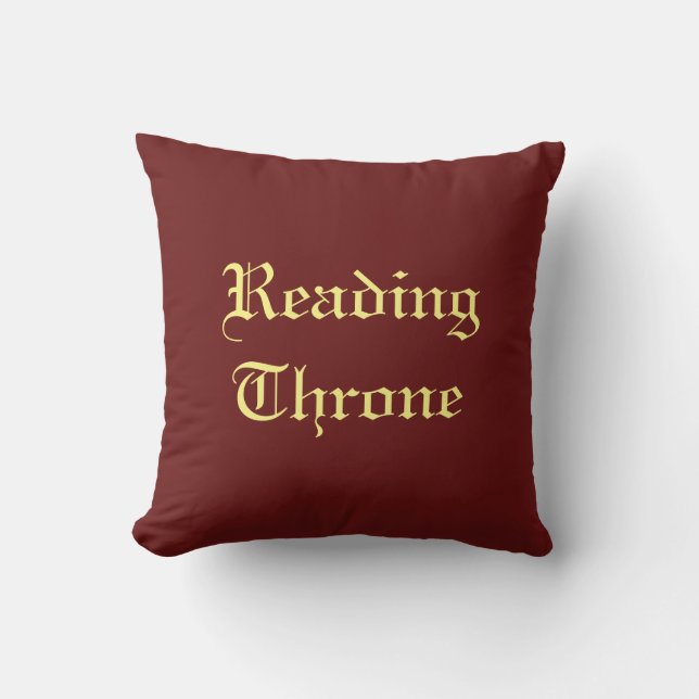 Coussin Lit d'oreiller pour les amateurs de livres classiq (Recto)