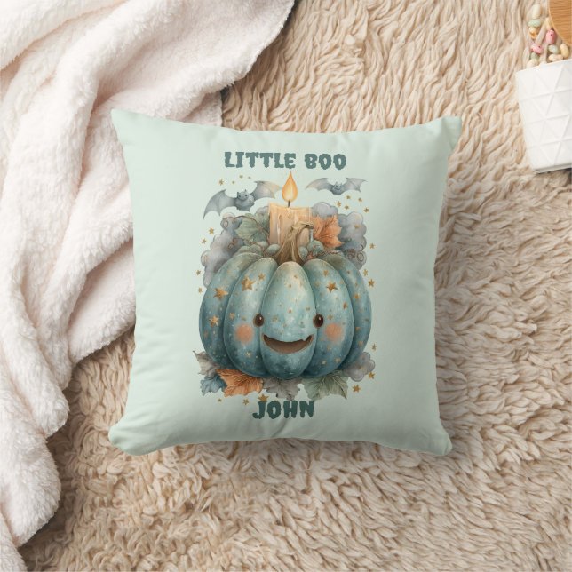 Coussin Little Boo Citrouille pour les garçons (Couverture)