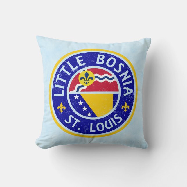 Coussin Little Bosnie St. Louis Cushion (Recto)