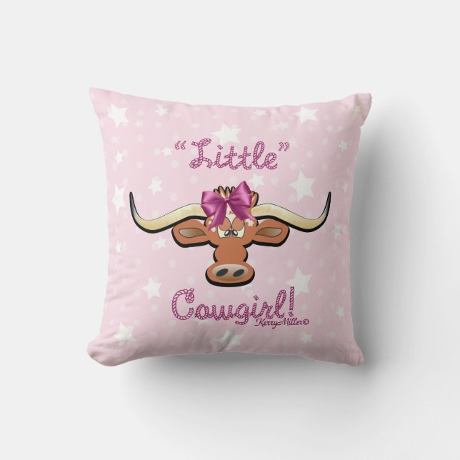 Coussin Little Cowgirl (Recto)