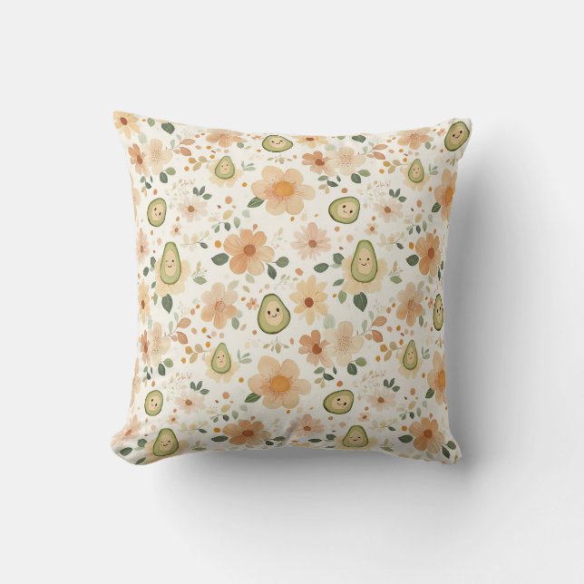 Coussin Little Love Avocados Baby (Recto)