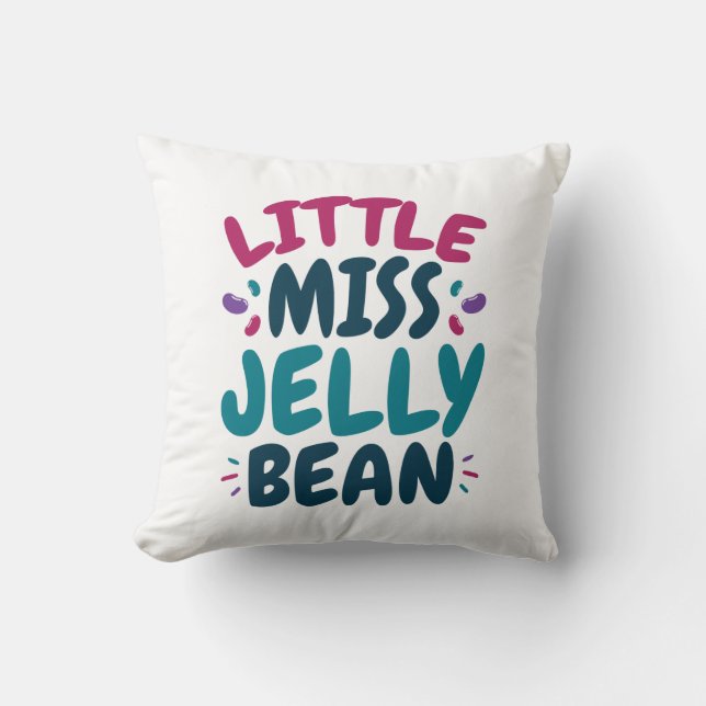 Coussin Little Miss Jelly Bean Paster Candy Surnom (Recto)