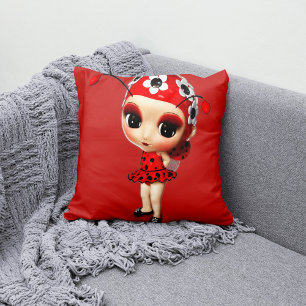 Coussin Little Miss Ladybug