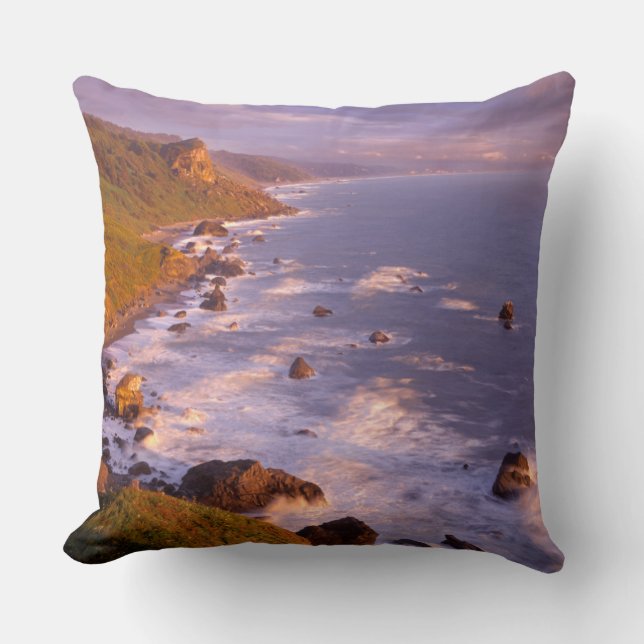 Coussin Littoral des séquoias, Californie (Recto)