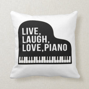 Coussin Live Lauder Love Piano Grand Piano Pianist Citatio
