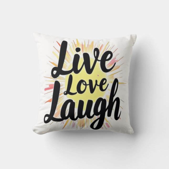 Coussin Live Love Lauder Motivational Burs (Recto)