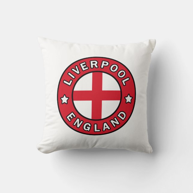 Coussin Liverpool Angleterre (Recto)