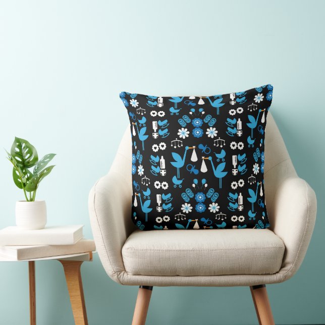 Coussin Livraison Twin Boy Stalk Blue (Chaise)