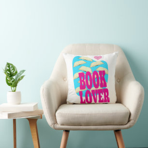 Coussin Livre Amusant Lecture Cute Art Design