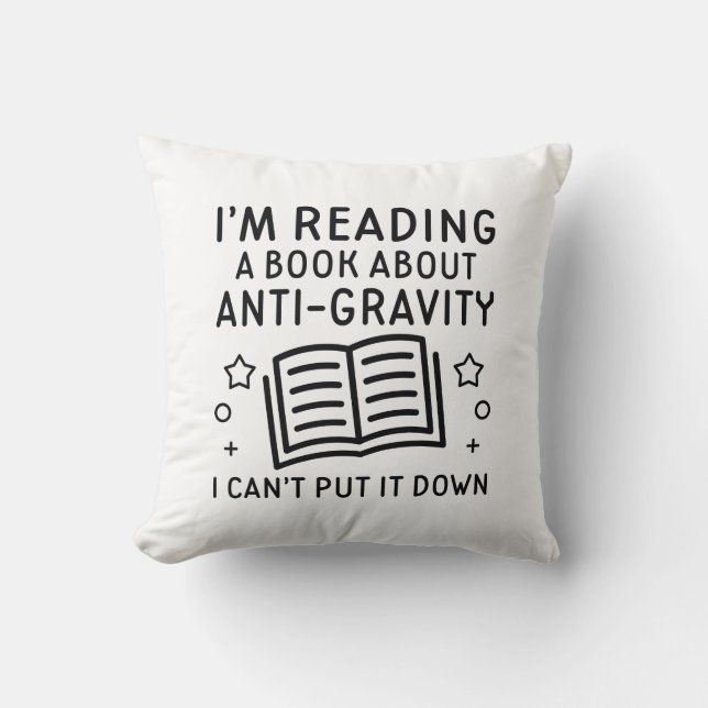 Coussin Livre anti-gravité (Recto)