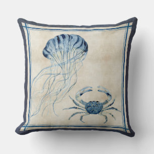 Coussin Livre de croquis d'Indigo Ocean Beach