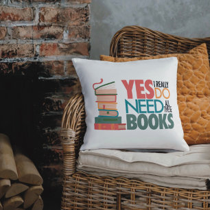 Coussin Livre et lecture Aimer Jeu d'oreiller