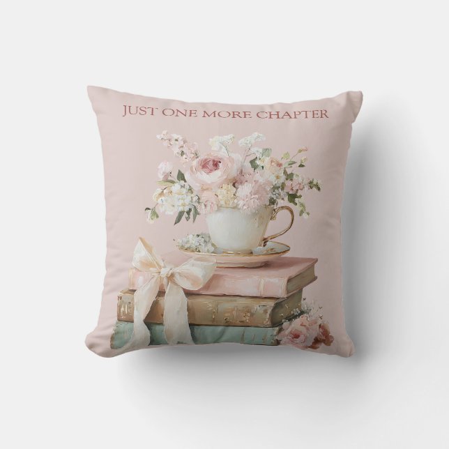 Coussin Livre Juste Un Chapitre de Plus (Recto)