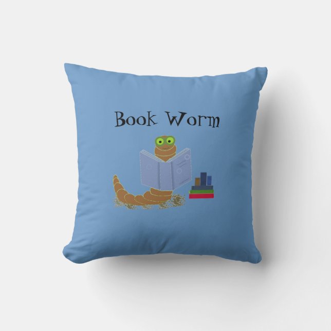 Coussin Livre Worm (Recto)