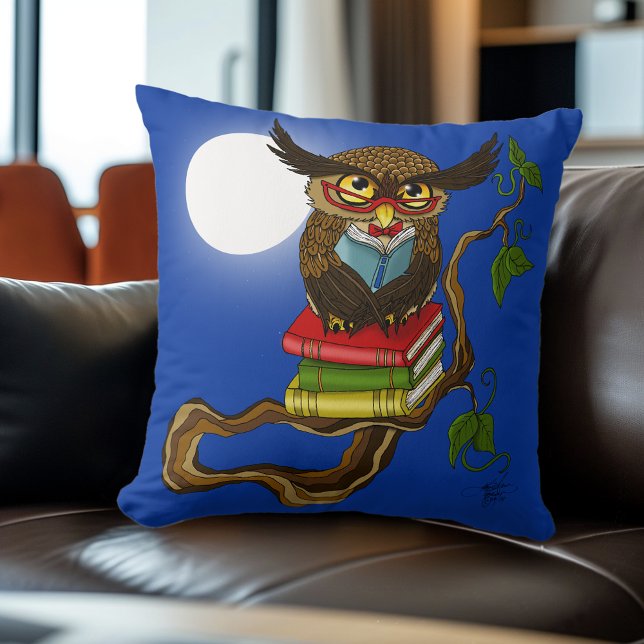 Coussin Livres Cute Owl (Créateur téléchargé)